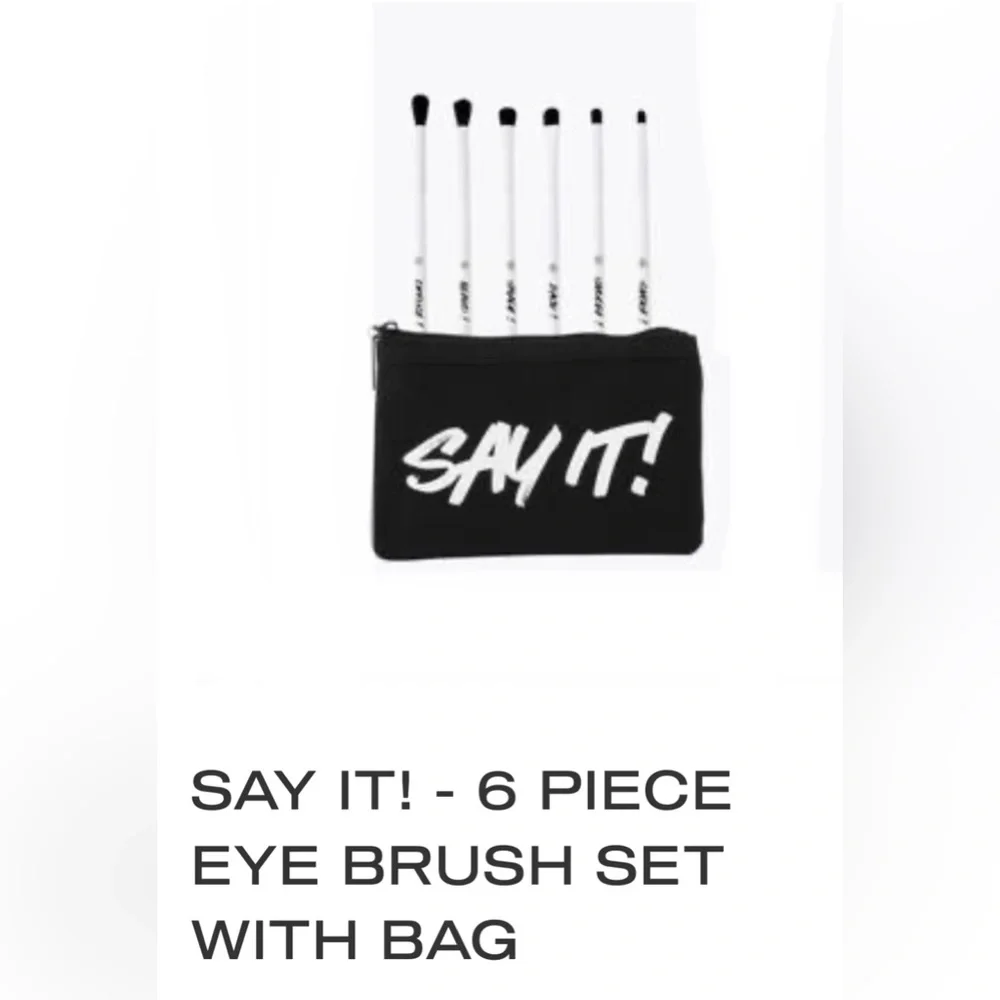 BH 6 Pcs. Eye Brush Set & Bag SAY IT!